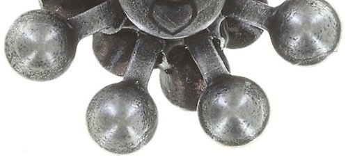 image pour Clou d'oreille Magic Fireball Marron Clair silk mini