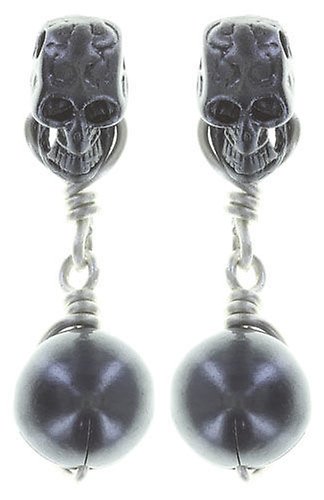 image pour Clou d'oreille pendant Spell on You Métal Pistolet / Argent Antique Clair  