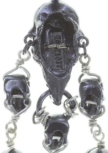 Bild für Ohrring Clip Spell on You Pistolenmetall / Helles Antiksilber  