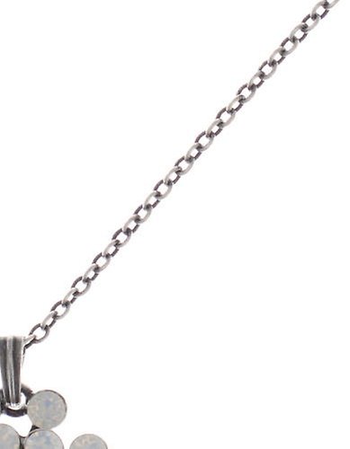 image pour Collier pendant Magic Fireball Blanc / Gris white opal mini