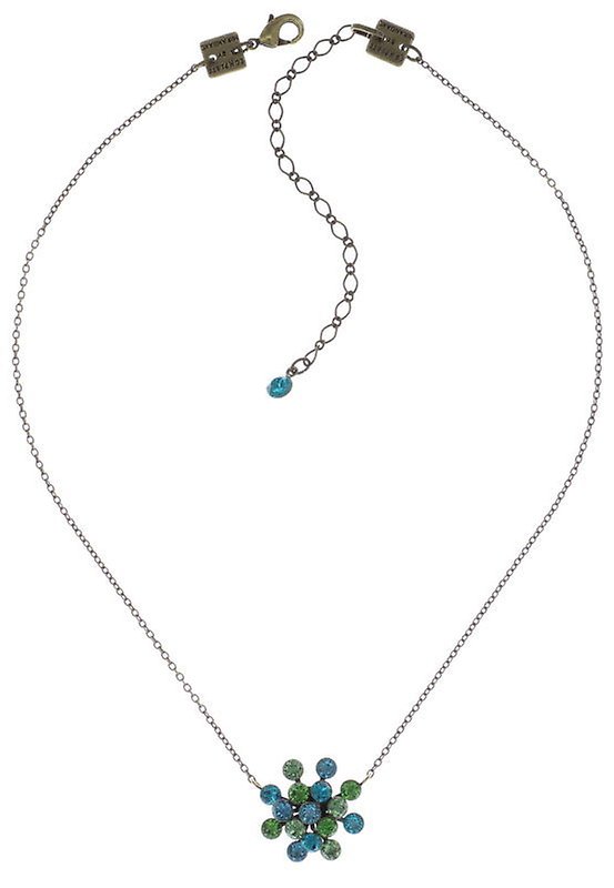 Bild für Halskette mit Anh&auml;nger Magic Fireball Blau / Grün  Classic Size (21mm Ø)