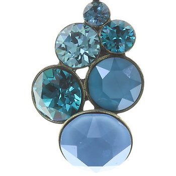 Bild für Halskette mit Anhänger Petit Glamour blue/green  