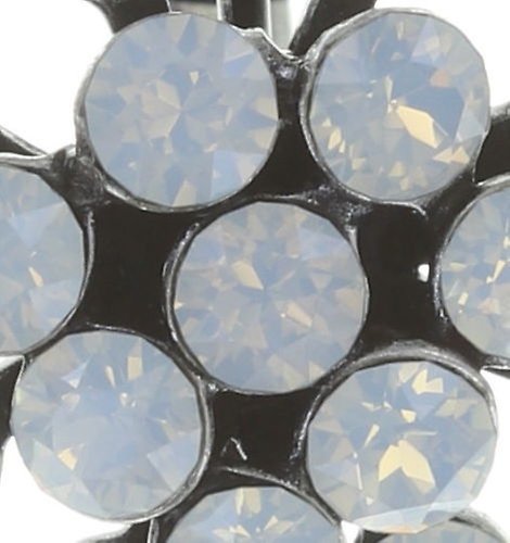 Bild für Ohrringe mit Brisur Magic Fireball Weiß / Grau Weißer Opal mini