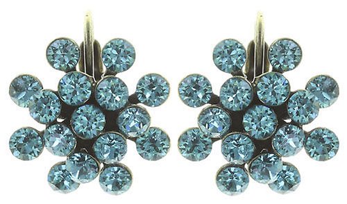 Bild für Ohrringe mit Brisur Magic Fireball Blau lt. turquoise mini