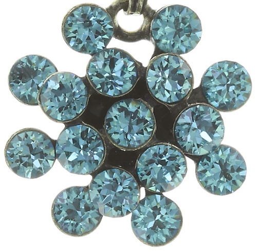 image for Necklace Pendant Magic Fireball Blue lt. turquoise mini