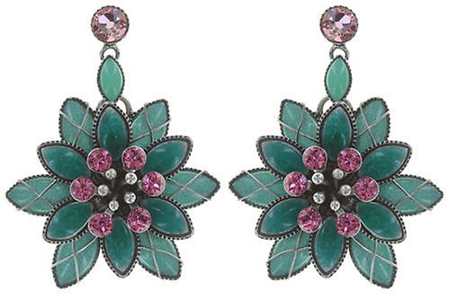 image for Earring Stud Dangling Psychodahlia Multi  size M