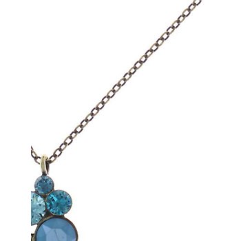 image pour Necklace pendant Petit Glamour blue/green  