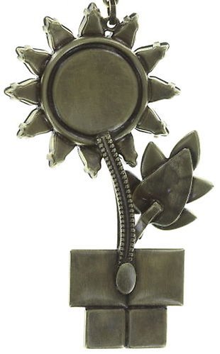 image pour Clou d'oreille pendant Sunflower Jaune / Blanc / Vert  size XL