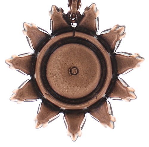 image pour Collier pendant Sunflower Blanc / Rose  size L