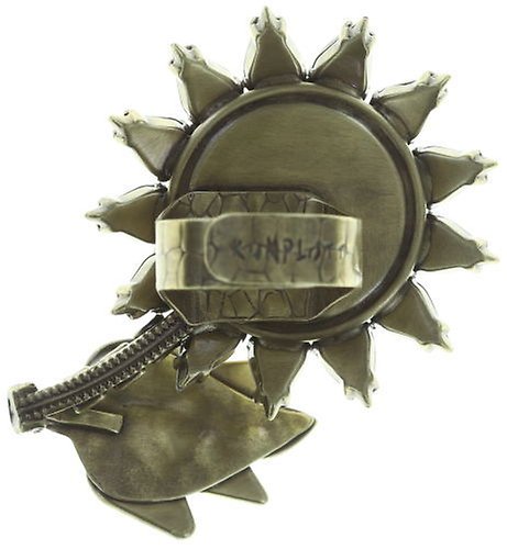 image pour Anneau Sunflower Jaune / Blanc / Vert  size 2XL