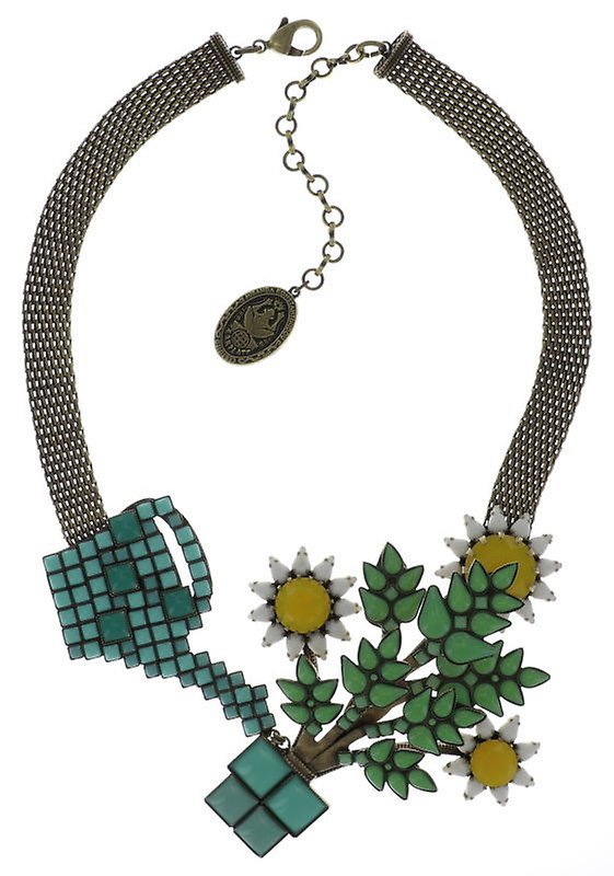 image for Necklace Sunflower Yellow / White / Green  size XL,L,M