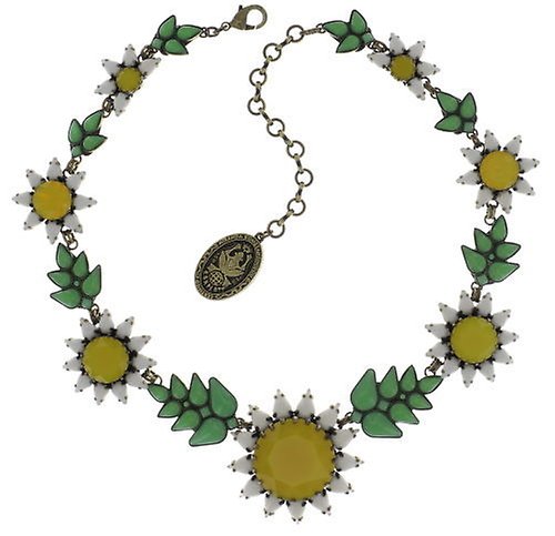 image for Necklace Sunflower Yellow / White / Green  size 2XL,L,M