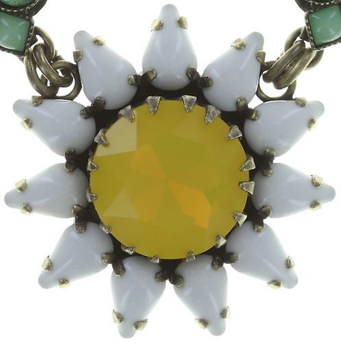 image for Necklace Sunflower Yellow / White / Green  size L