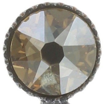 image pour Clou d'oreille pendant Dance with Navette Marron  