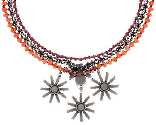 image for Necklace collier Spider Daisy Red  size L