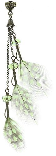 image pour Clou d'oreille pendant Festival Earrings Vert  