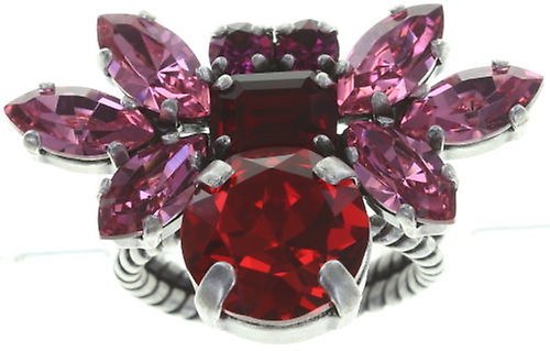 image pour Anneau Spider Daisy Rouge  