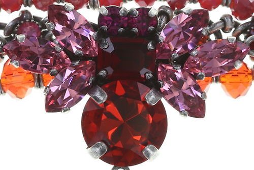 Bild für Halskette Collier Spider Daisy Rot  Größe L