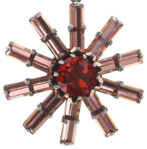 Bild für Halskette Collier Spider Daisy Rot  Größe L