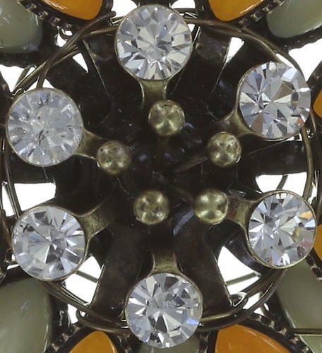 image pour Boucles d'oreilles Eurowire Psychodahlia Jaune  size L