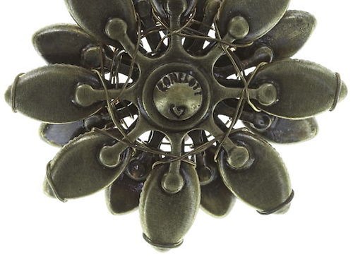 image for Earring Eurowire Psychodahlia Yellow  size L