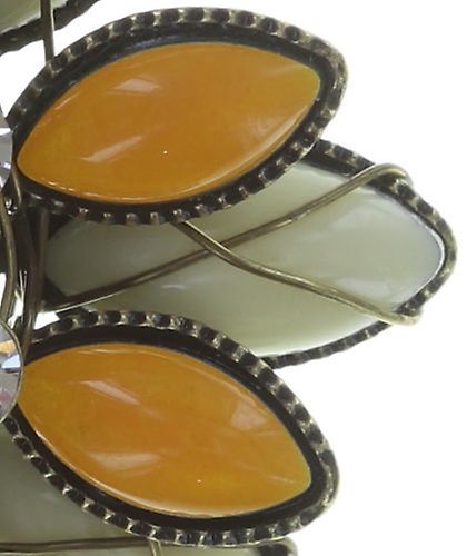 image for Earring Eurowire Psychodahlia Yellow  size L