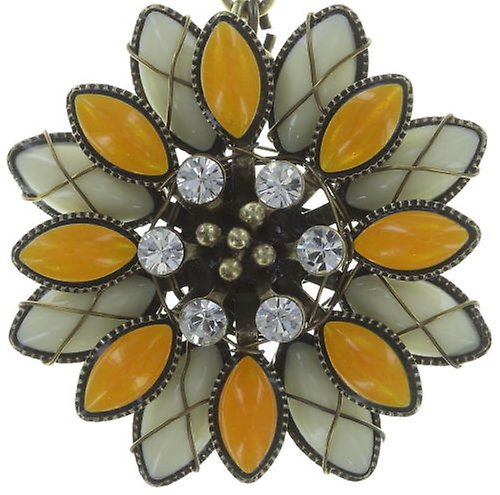 image pour Clou d'oreille pendant Psychodahlia Jaune  size L