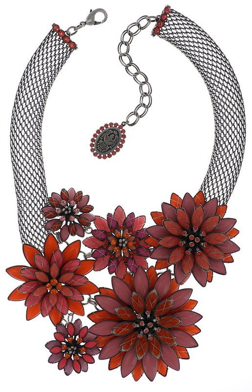 image pour Collier Collier Psychodahlia Rose / Orange  size 3XL,2Xl,XL,L,M