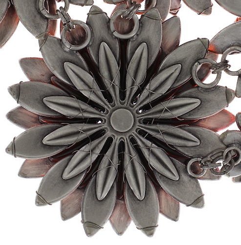 Bild für Halskette Collier Psychodahlia Pink / Orange  size 3XL,2Xl,XL,L,M