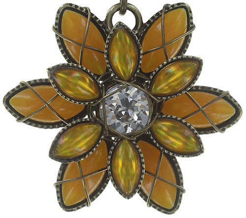 image for Earring Stud Dangling Psychodahlia Yellow  size S