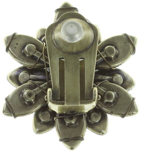 image pour Boucles d'oreilles Clip Psychodahlia Jaune  size M