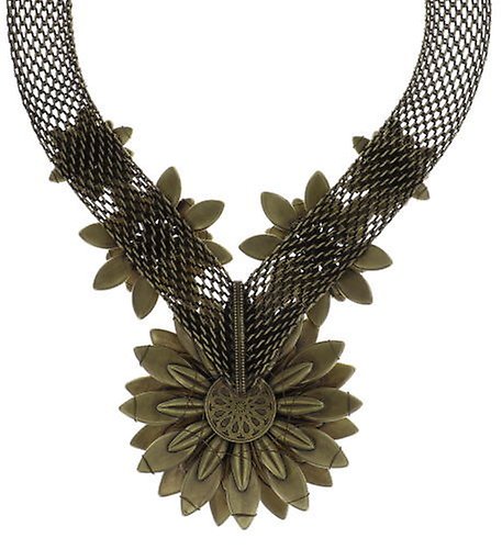 image for Necklace Psychodahlia Yellow  size 3XL,L,S