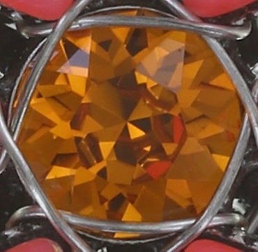 image for Ring Psychodahlia Pink / Orange  size S