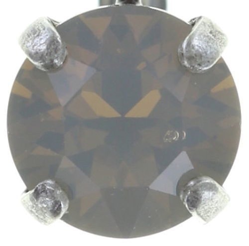 image pour Boucles d'oreilles Eurowire Black Jack Gris light grey opal SS 39