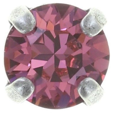 image for Earring stud Black Jack Red rose SS 29