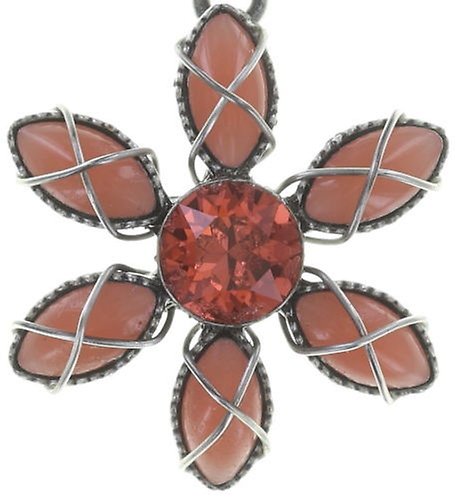 image pour Collier pendant Psychodahlia Rose / Orange  size XS