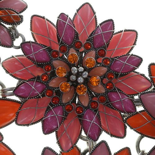 image pour Collier Collier Psychodahlia Rose / Orange  size 3XL,2Xl,XL,L,M