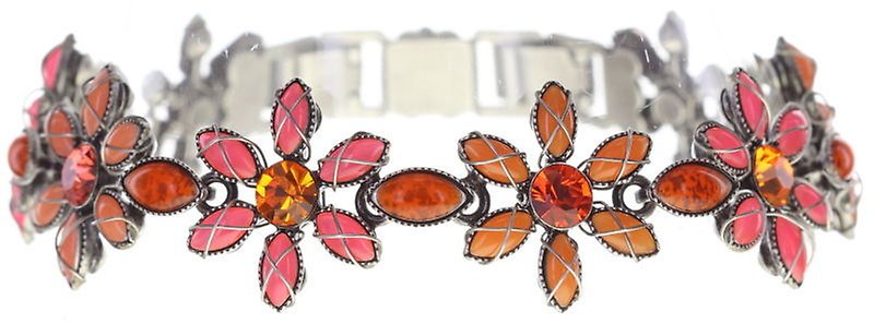 image pour Bracelet Psychodahlia Rose / Orange  size XS