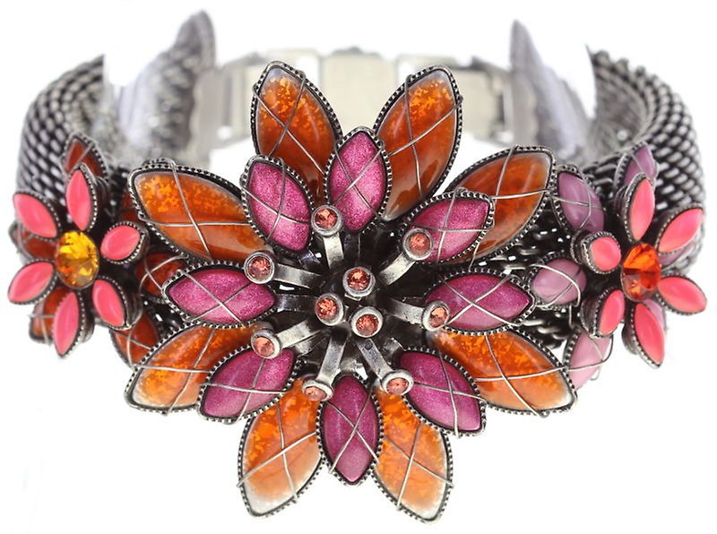 image pour Bracelet Psychodahlia Rose / Orange  size XL,S