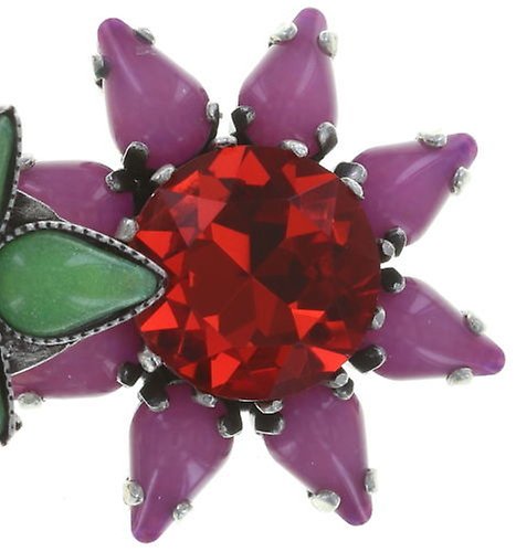 image for Brooch Sunflower Pink / Green  size M
