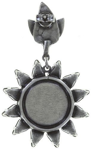 image for Earring Stud Dangling Sunflower Pink / Green  size XL