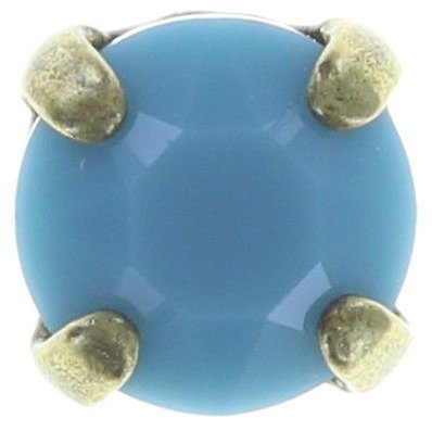 image for Earring stud Black Jack Blue Turquoise SS 29