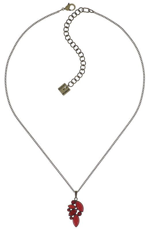 image pour Collier pendant Dance with Navette Rouge  