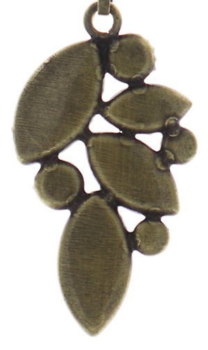 image for Necklace Pendant Dance with Navette Red  