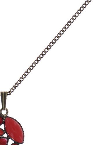 image pour Collier pendant Dance with Navette Rouge  