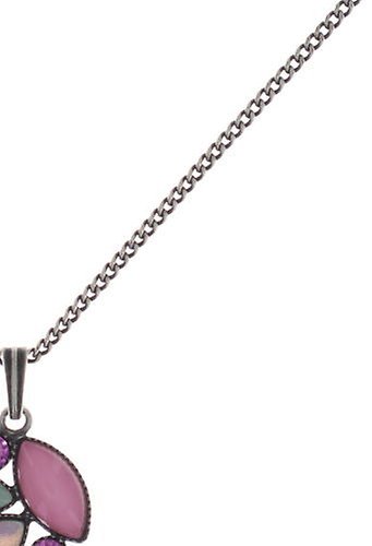 image pour Collier pendant Dance with Navette Multi Pastel  