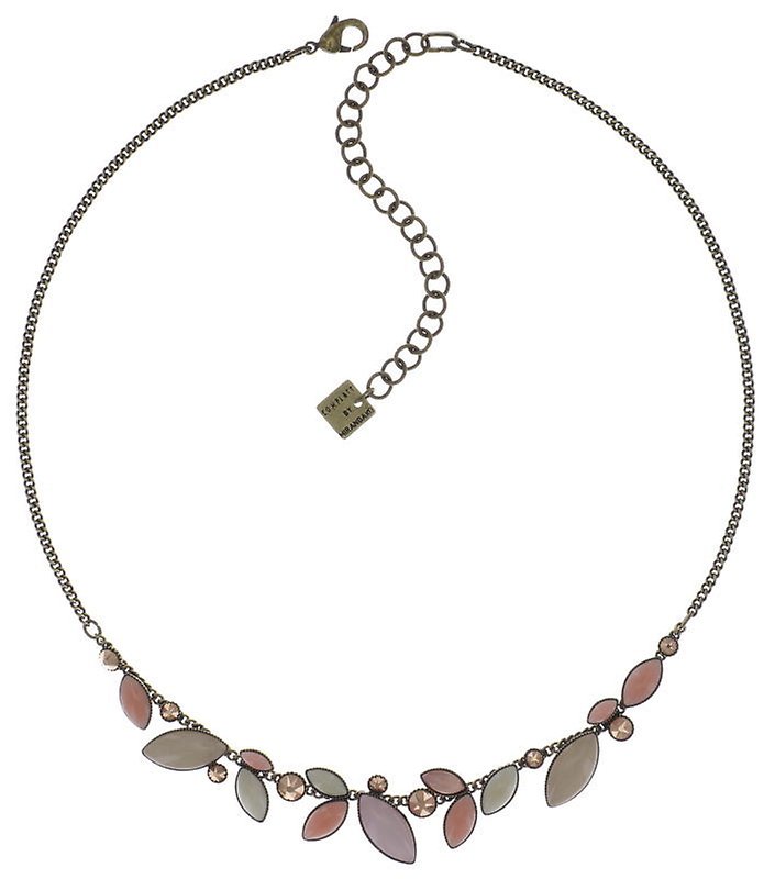 image pour Collier Dance with Navette Beige  