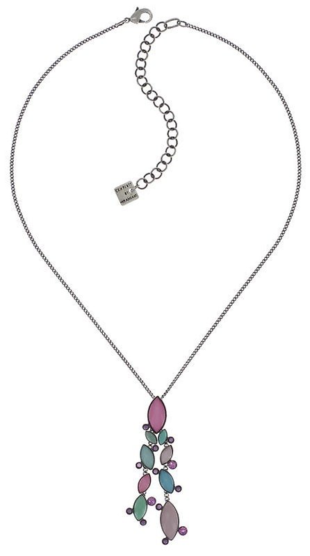 image pour Collier pendant Dance with Navette Multi Pastel  