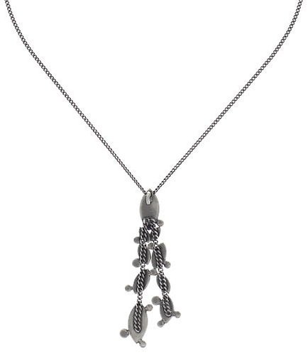 image pour Collier pendant Dance with Navette Multi Pastel  