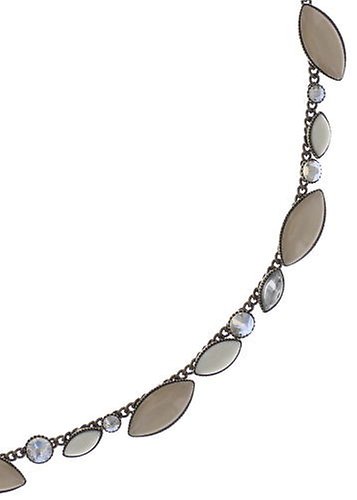 image pour Collier Dance with Navette Blanc  